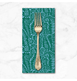 PD's Kaffe Fassett Collection Kaffe Collective, SM Fronds in Turquoise, Dinner Napkin