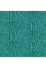 Kaffe Fassett Collective Kaffe Collective 2025, SM Fronds in Turquoise, Fabric Half-Yards