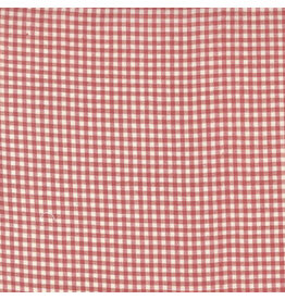 Moda French General Woven Ginghams, Garance Pearl, Lightweight Yarn Dyed Woven, Fabric Half-Yards