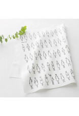 Lecien ON ORDER-100 Ladies (Ne-San) in White, Embroidery Sampler