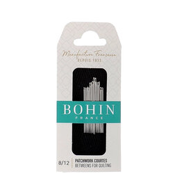 Bohin Betweens Quilting Needles asst. sizes 8/12, 20ct.