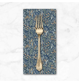 PD's P&B Collection Lakeside Days, Packed Foliage in Navy, Dinner Napkin