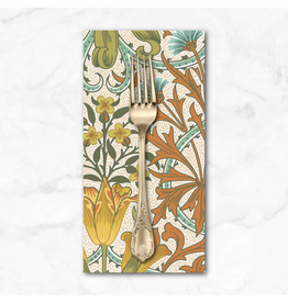 PD's William Morris Collection Morris & Co, Classics, Woodland Weeds in Multi, Dinner Napkin