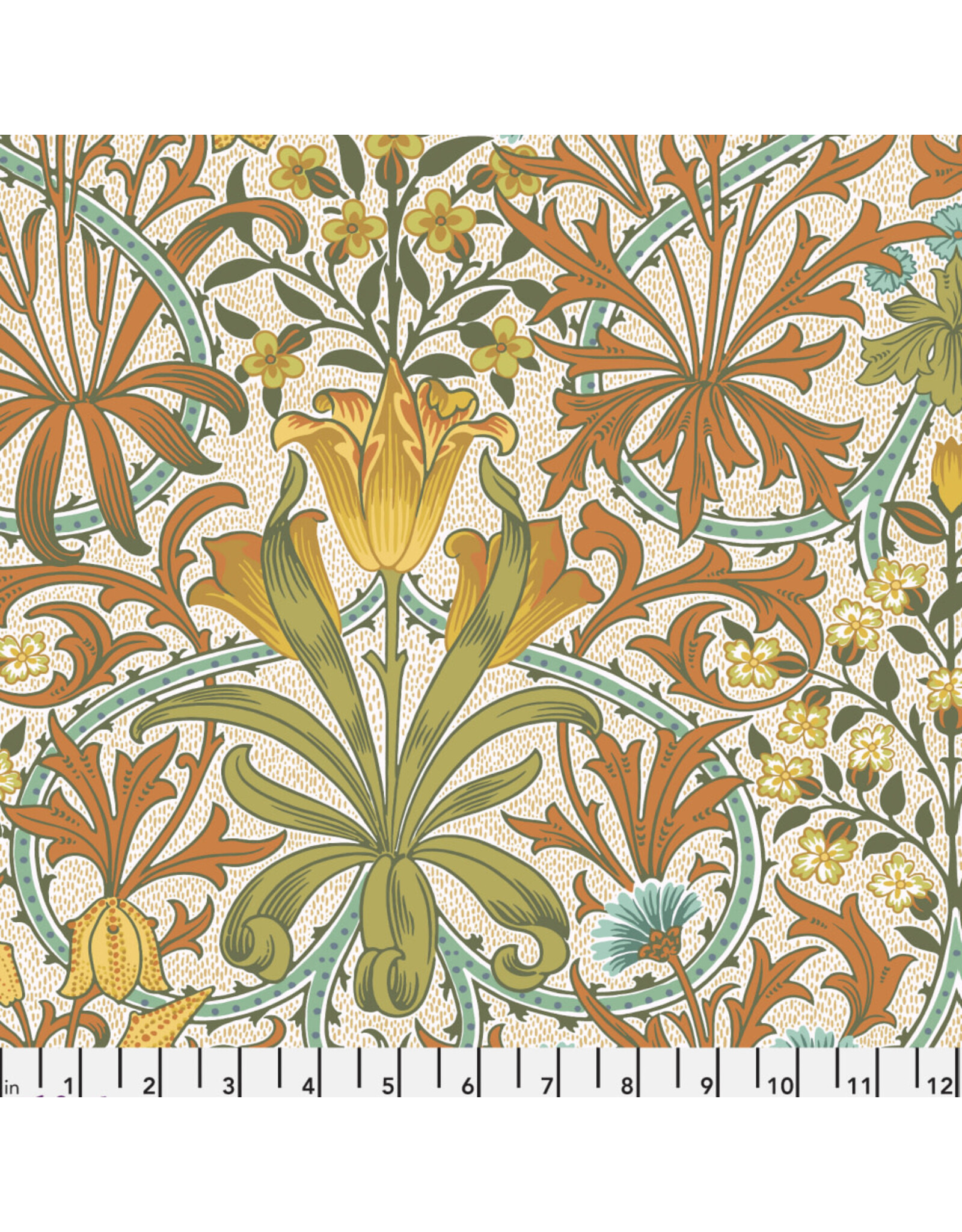 PD's William Morris Collection Morris & Co, Classics, Woodland Weeds in Multi, Dinner Napkin