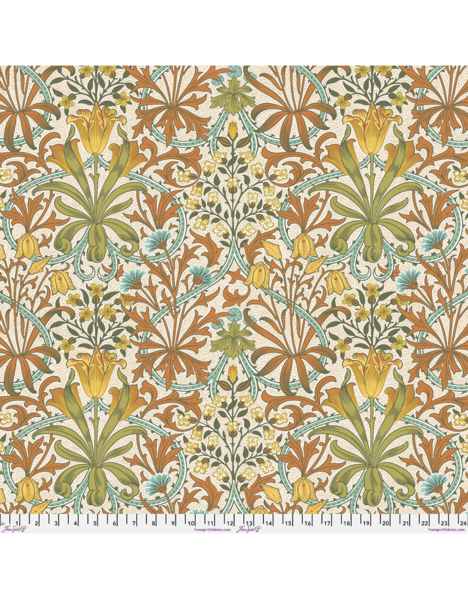 PD's William Morris Collection Morris & Co, Classics, Woodland Weeds in Multi, Dinner Napkin