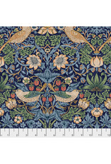 William Morris & Co. Morris & Co, Classics, Strawberry Thief in Navy, Fabric Half-Yards