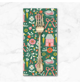 PD's Cloud9 Collection Happy Homestead, Homestead in Green, Dinner Napkin