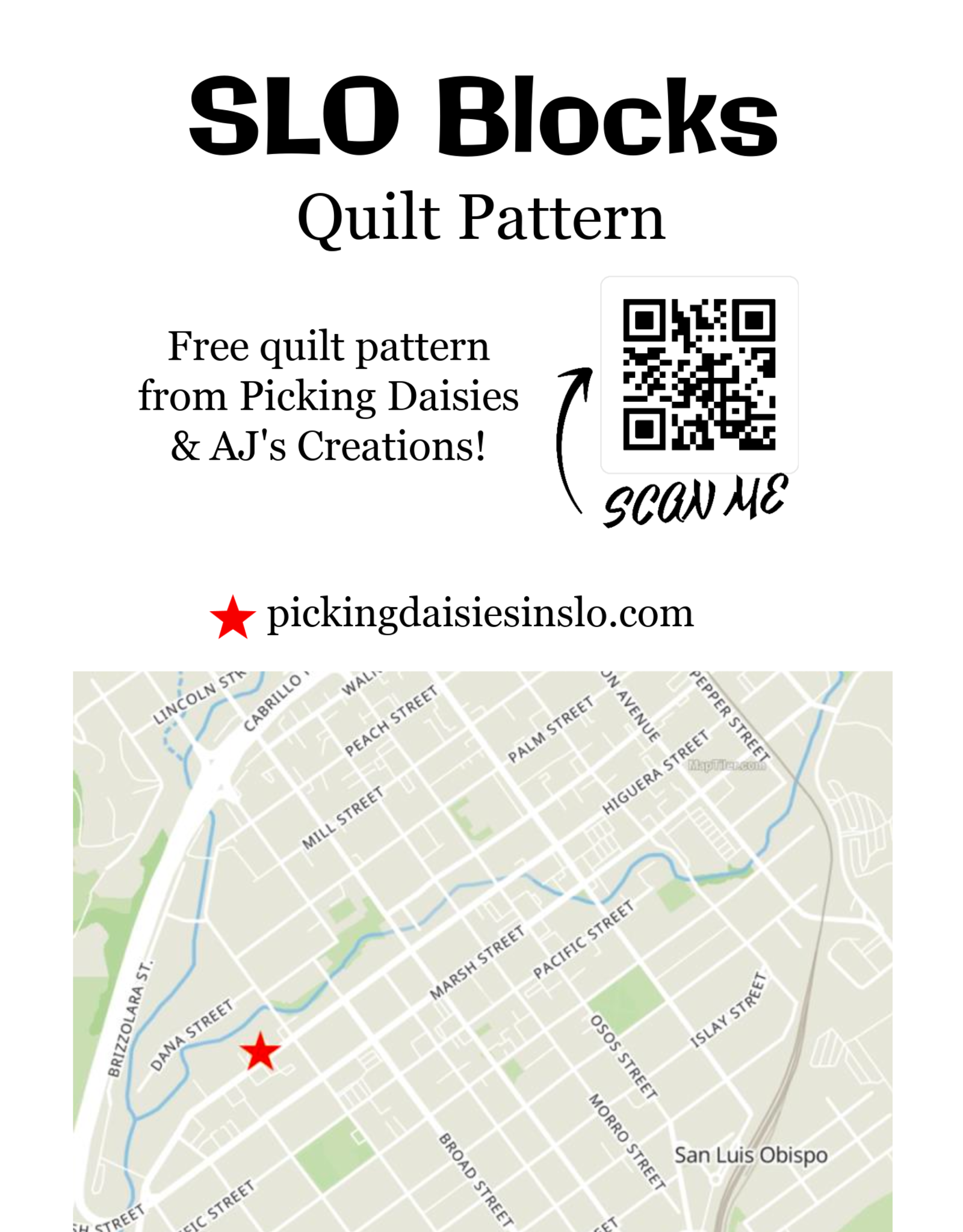 Picking Daisies SLO Blocks Quilt Kit