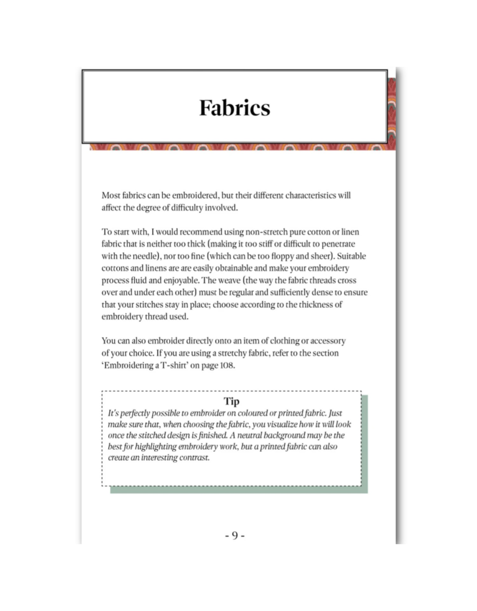 PD ON ORDER - The Embroidery Stitch Companion by Coline Bavois