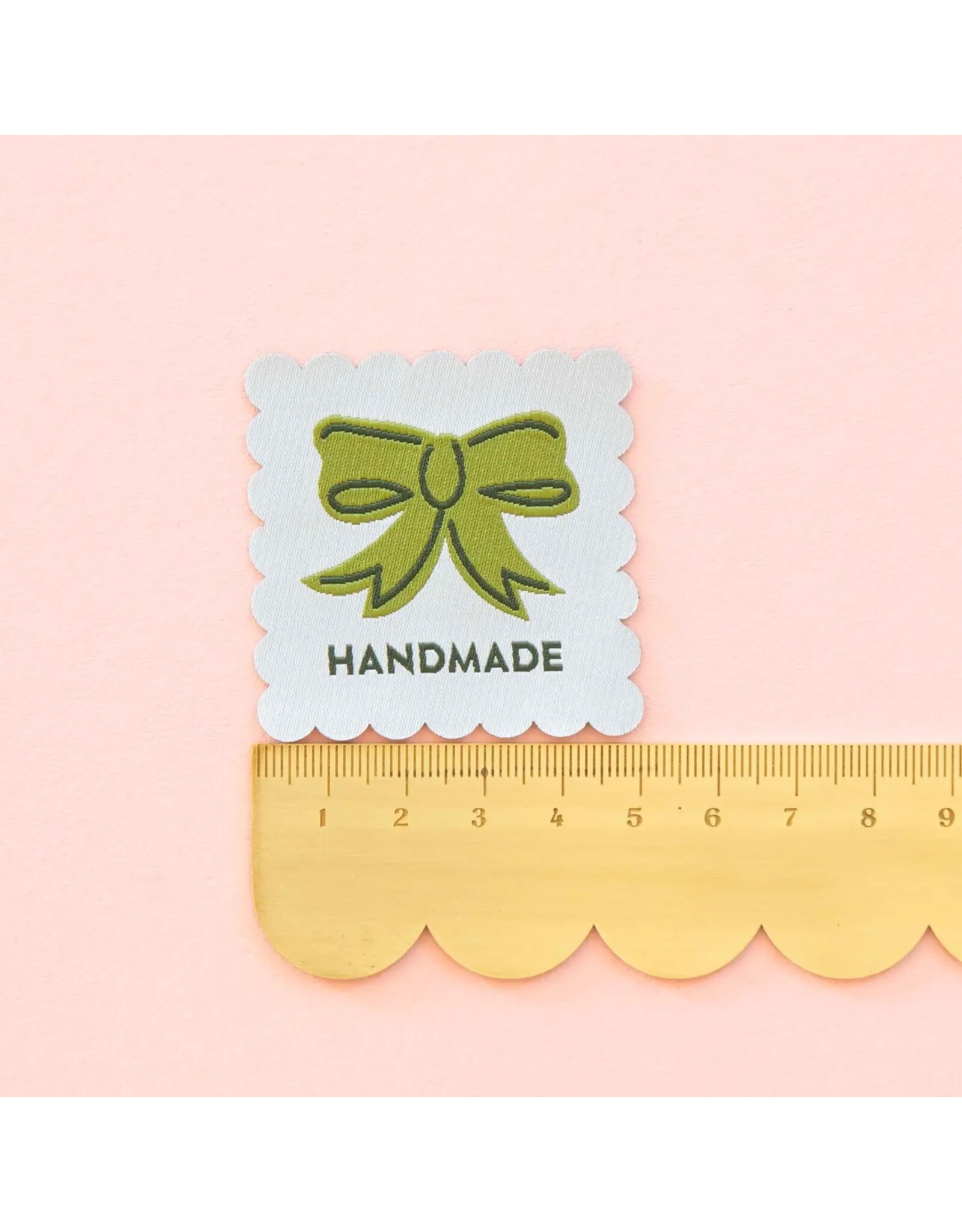 Sarah Hearts Bows Multipack - Woven Label Tags, Set of 4