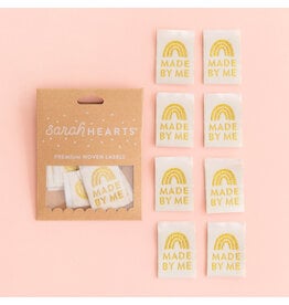 Sarah Hearts Made by Me - Woven Label Tags, Set of 8