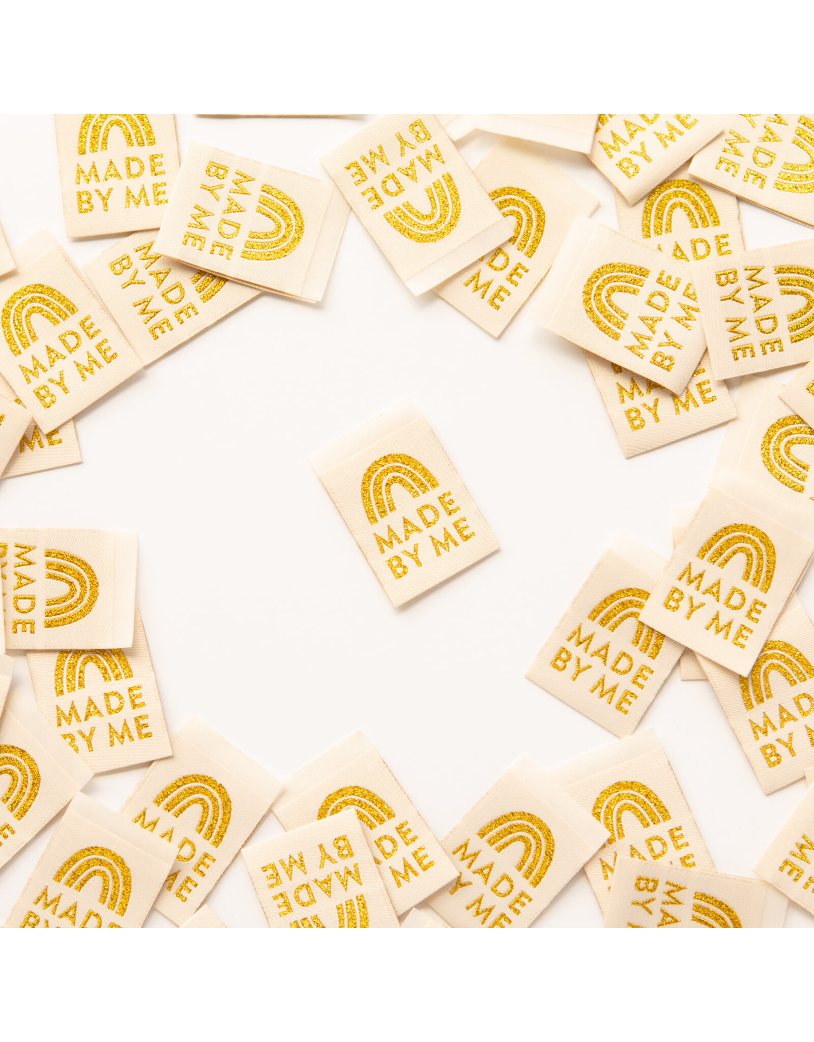 Sarah Hearts Made by Me - Woven Label Tags, Set of 8