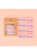 Sarah Hearts Made by Me Friendship Bracelet - Woven Label Tags, Set of 8