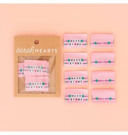 Sarah Hearts Made by Me Friendship Bracelet - Woven Label Tags, Set of 8