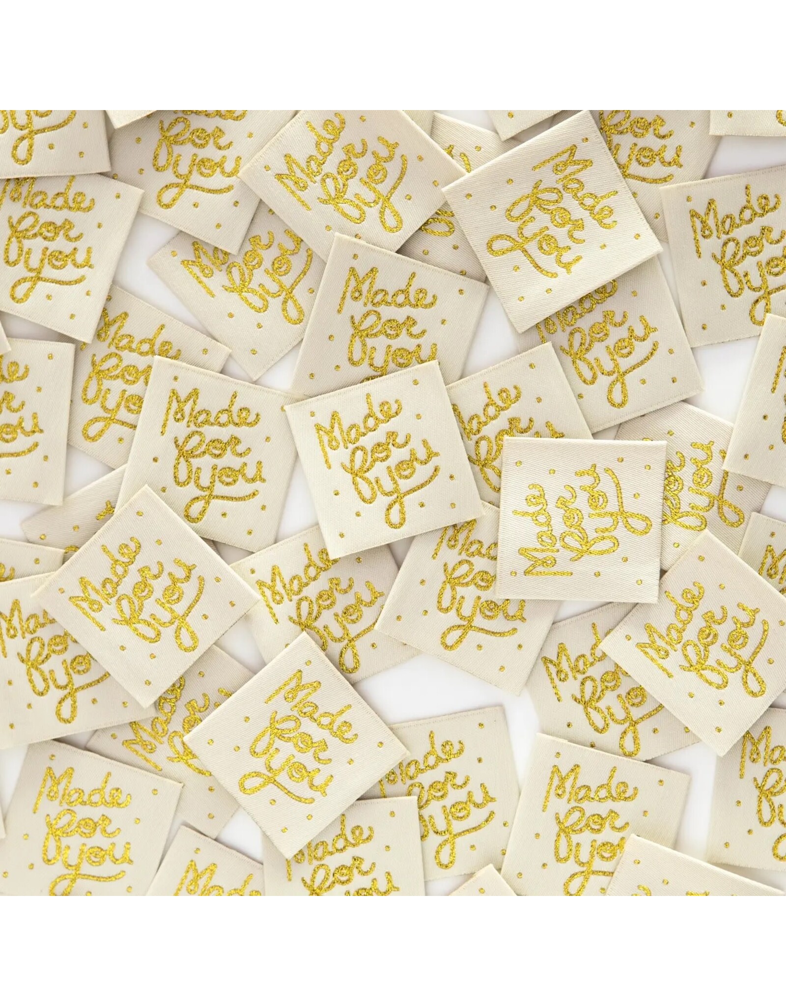 Sarah Hearts Made for You - Woven Label Tags, Set of 8