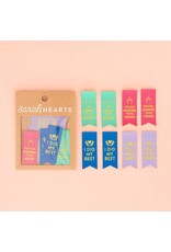 Sarah Hearts Sarcastic Award Ribbon Multipack - Woven Label Tags, Set of 8