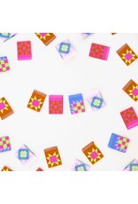 Sarah Hearts Then Came June Quilt Block Multipack - Woven Label Tags, Set of 8