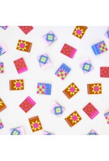 Sarah Hearts Then Came June Quilt Block Multipack - Woven Label Tags, Set of 8