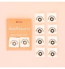 Sarah Hearts This Took Forever - Woven Label Tags, Set of 8