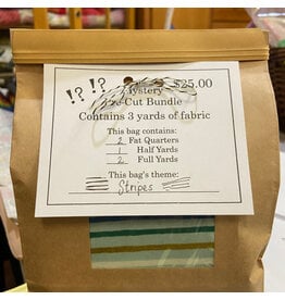 PD ON SALE- Stripes Mystery Pre-Cut Bundle - Contains 3 Yards