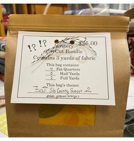 PD ON SALE- SLO County Sunset Mystery Pre-Cut Bundle - Contains 3 Yards