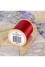 YLI YLI Cotton Hand Quilting Thread, 021 Red, 40wt, 3 ply, 500 yd spool