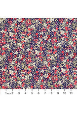 PD's Cosmo Japan Collection ON SALE-Cosmo Japan, Floral in Navy Pink, Dinner Napkin