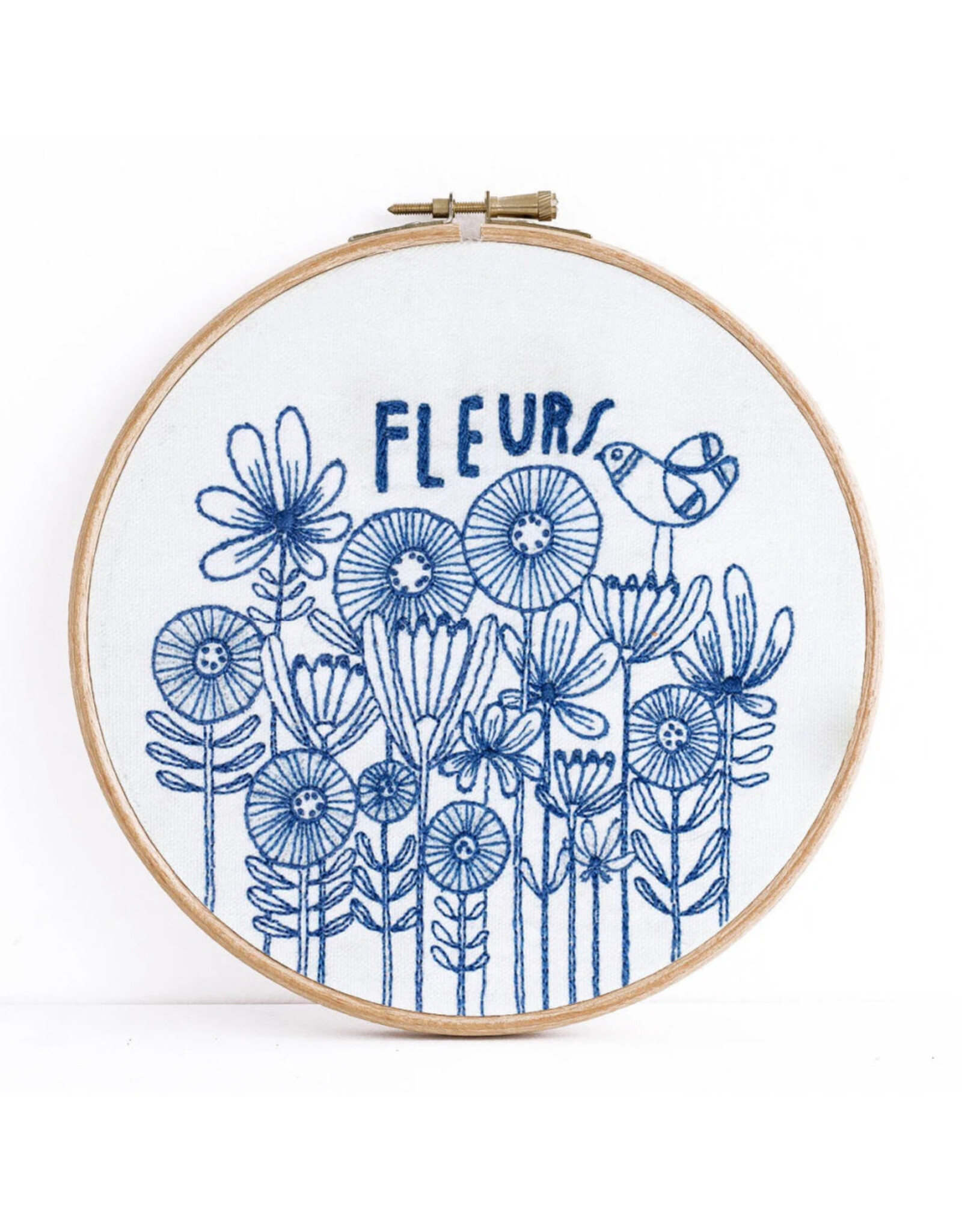 budgiegoods Fleurs Embroidery Kit by budgiegoods