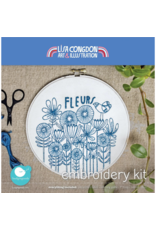budgiegoods Fleurs Embroidery Kit by budgiegoods
