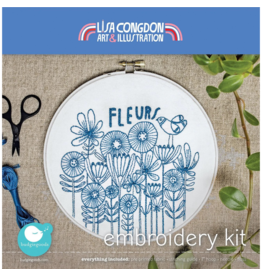 budgiegoods Fleurs Embroidery Kit by budgiegoods