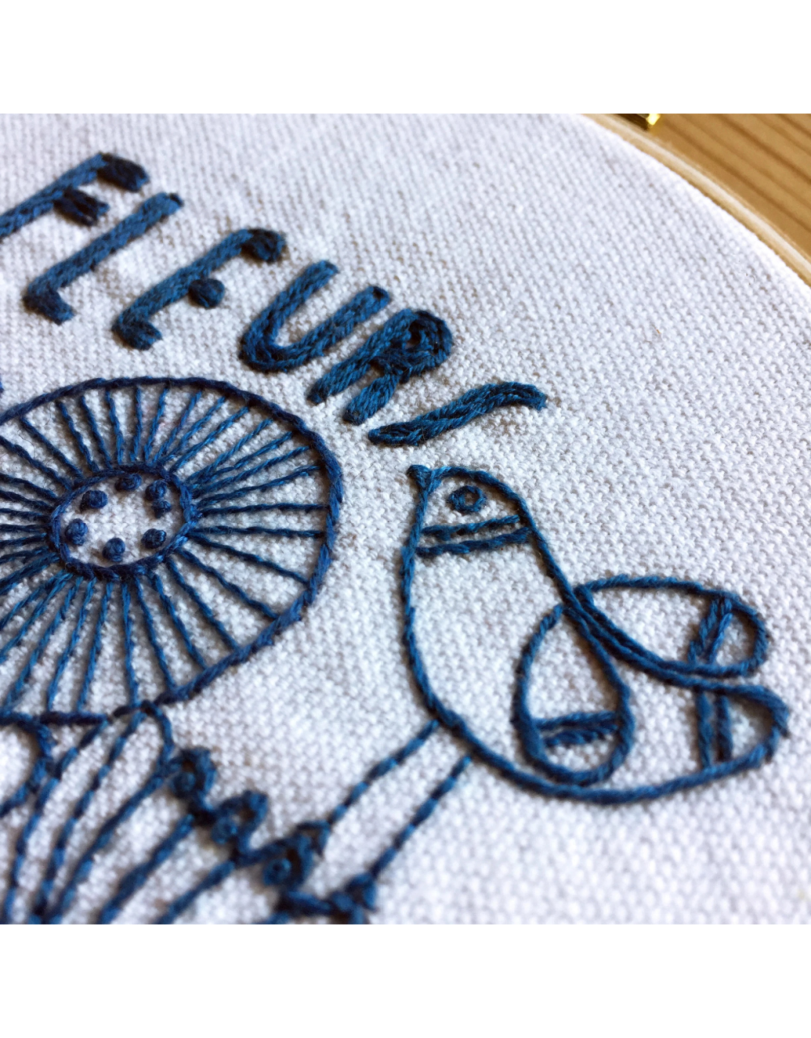 budgiegoods Fleurs Embroidery Kit by budgiegoods