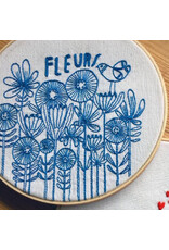 budgiegoods Fleurs Embroidery Kit by budgiegoods