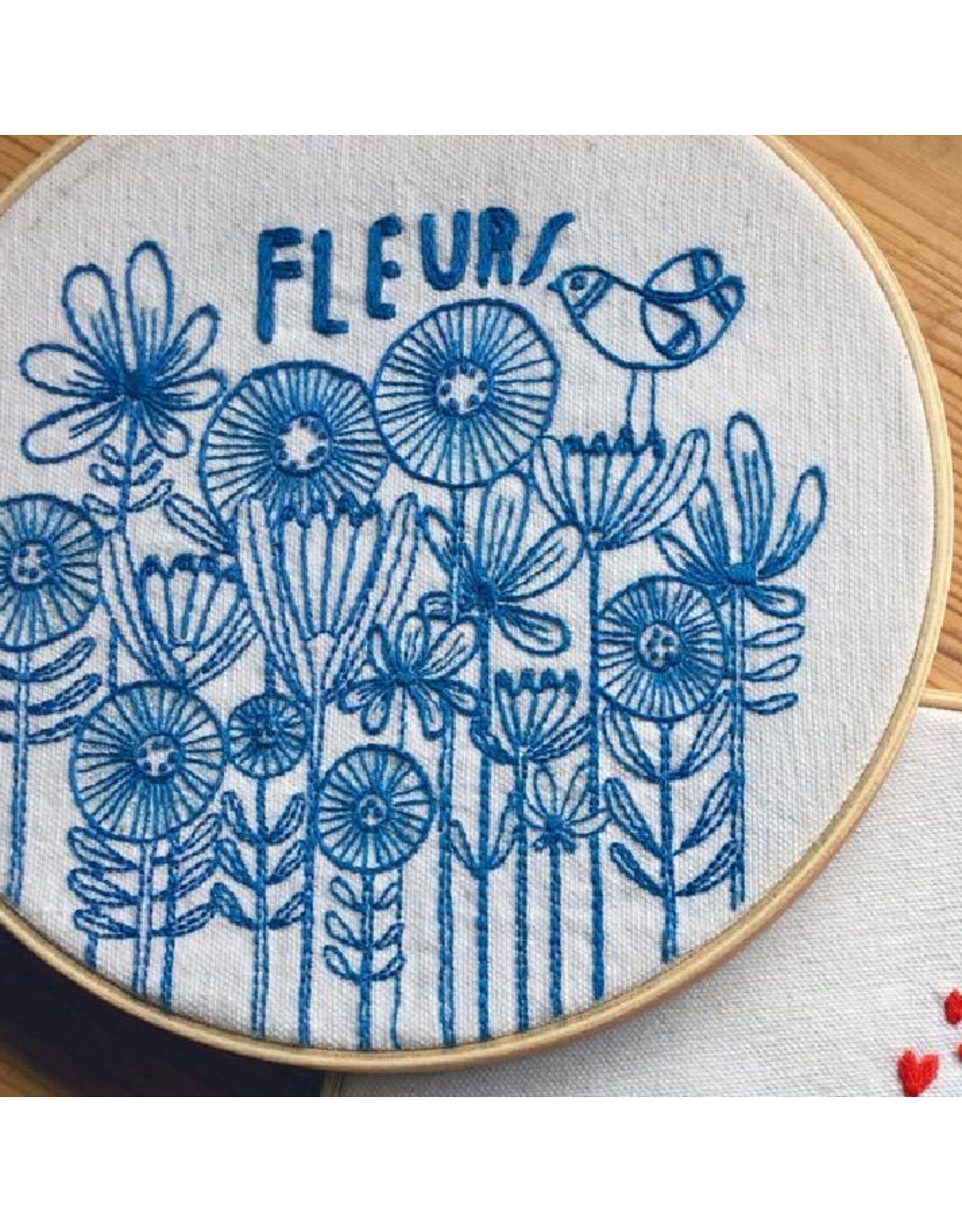 budgiegoods Fleurs Embroidery Kit by budgiegoods