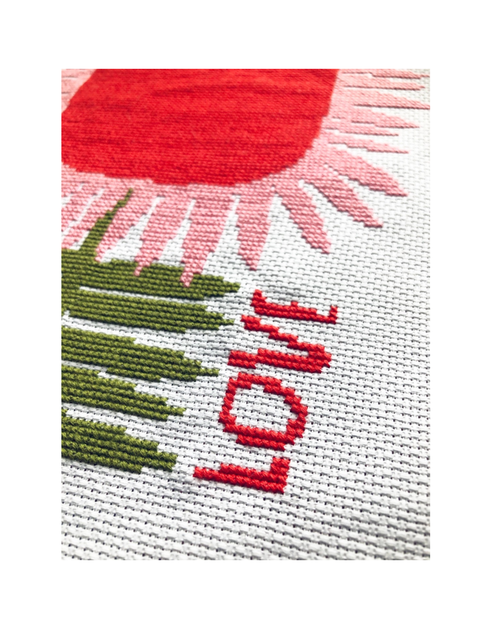 budgiegoods LOVE Cross Stitch Kit by budgiegoods