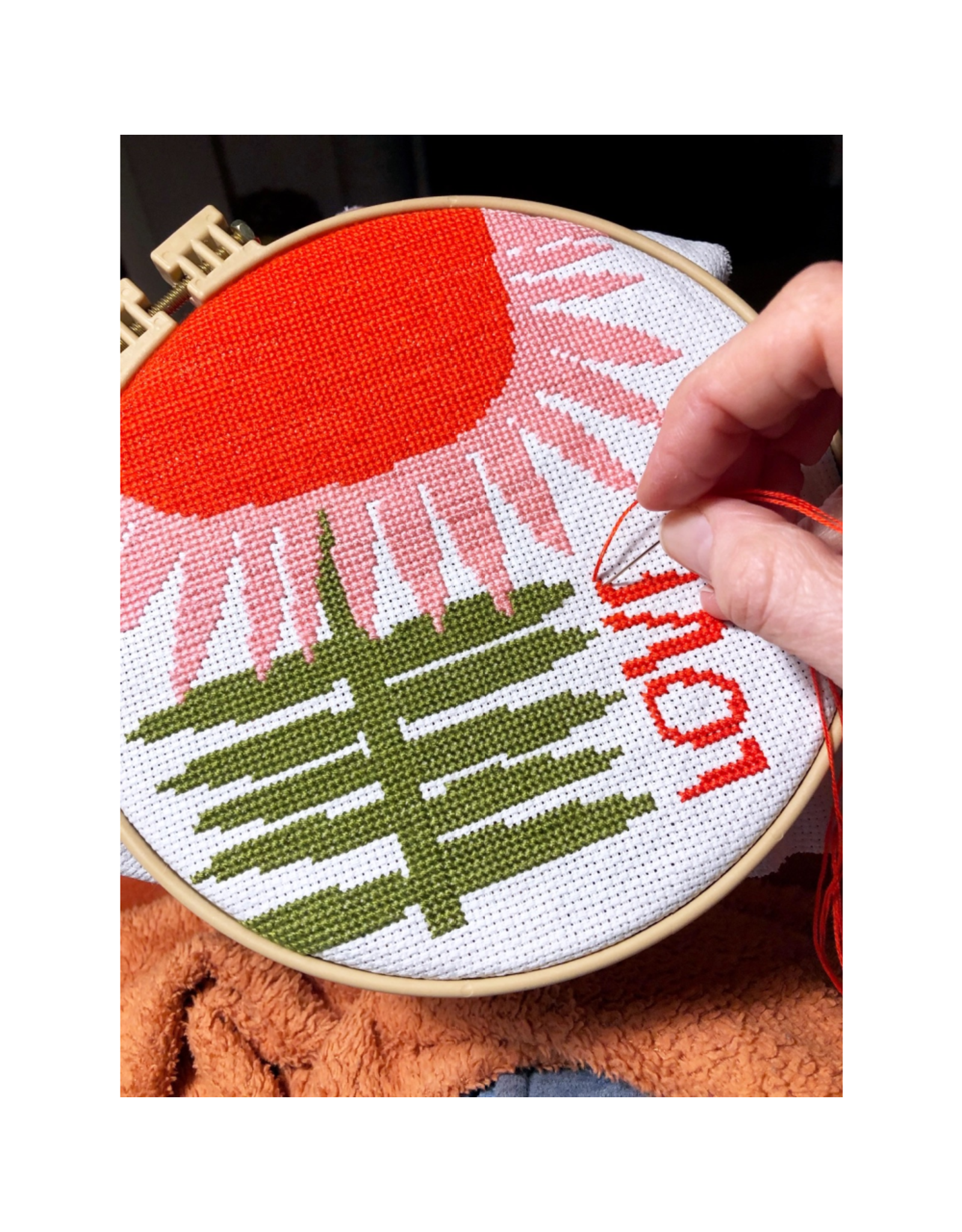 budgiegoods LOVE Cross Stitch Kit by budgiegoods