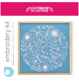 budgiegoods Poppy Patch Embroidery Kit by budgiegoods