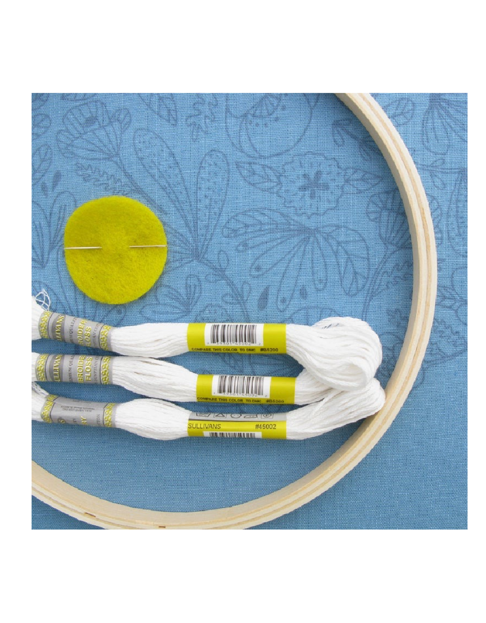 budgiegoods Poppy Patch Embroidery Kit by budgiegoods