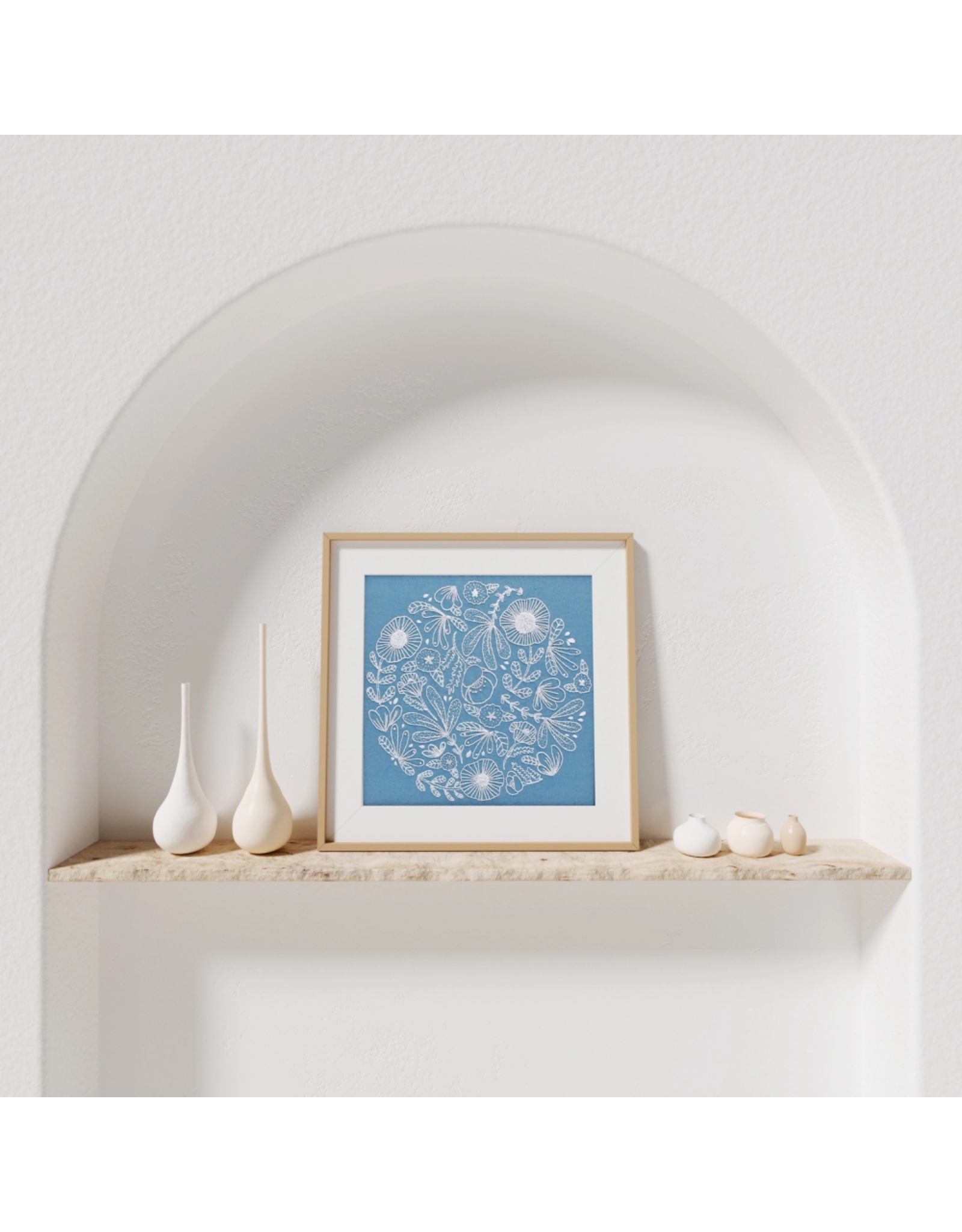 budgiegoods Poppy Patch Embroidery Kit by budgiegoods