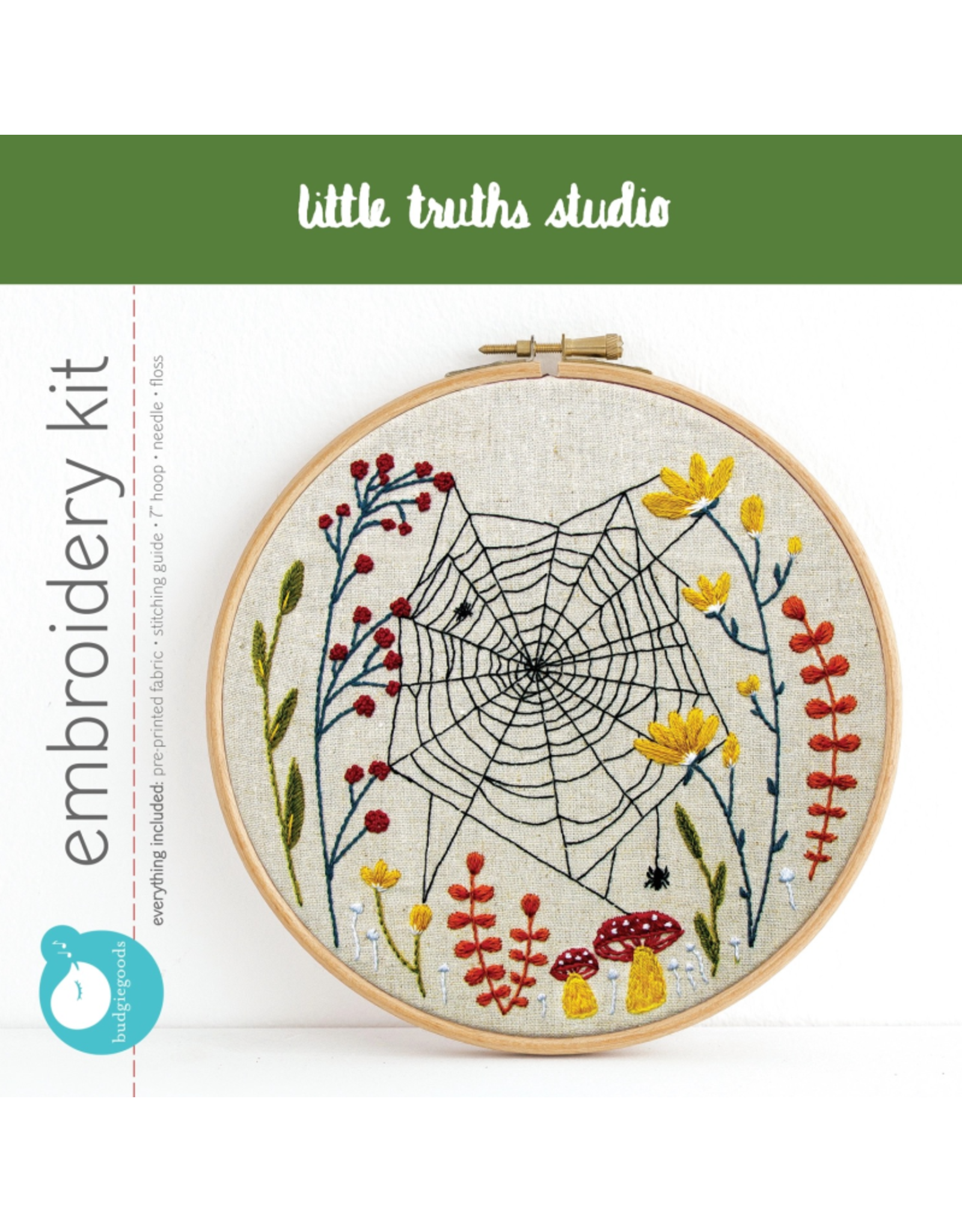 budgiegoods Woven Embroidery Kit by budgiegoods