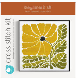 budgiegoods Sunny Blossoms Cross Stitch Kit by budgiegoods