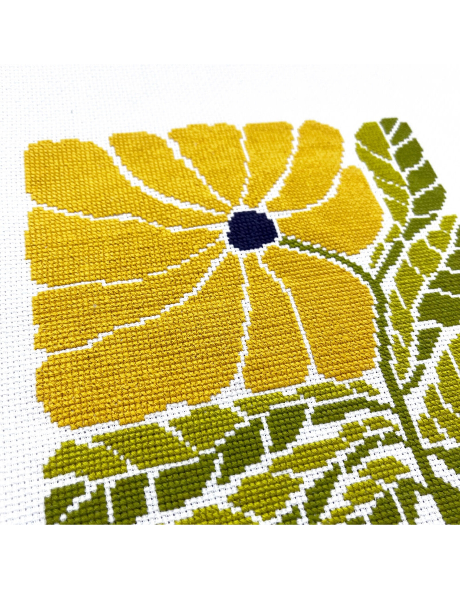 budgiegoods Sunny Blossoms Cross Stitch Kit by budgiegoods