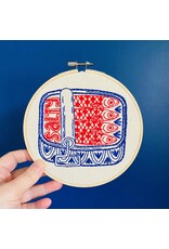 Hook, Line & Tinker Canned Sardines, Embroidery Kit Hook, Line & Tinker Canned Sardines, Embroidery Kit