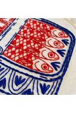 Hook, Line & Tinker Canned Sardines, Embroidery Kit Hook, Line & Tinker Canned Sardines, Embroidery Kit