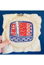 Hook, Line & Tinker Canned Sardines, Embroidery Kit Hook, Line & Tinker Canned Sardines, Embroidery Kit