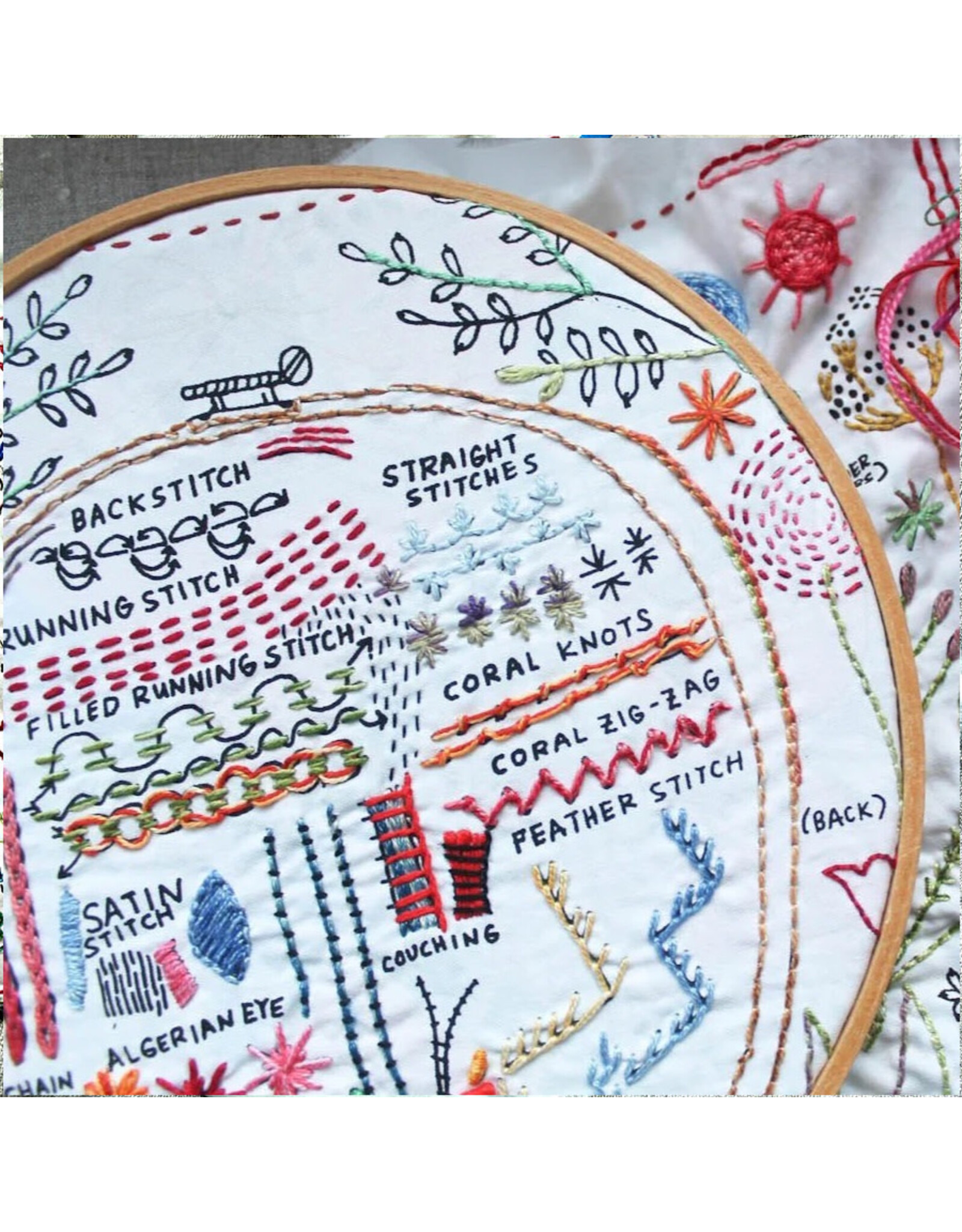 Dropcloth Samplers The Original Sampler, Embroidery Sampler KIT