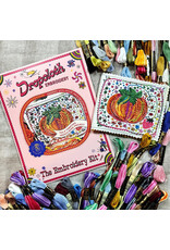 Dropcloth Samplers Tea & Tomatoes Needlebook, Embroidery Sampler KIT