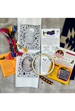 Dropcloth Samplers Tea & Tomatoes Needlebook, Embroidery Sampler KIT