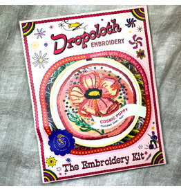Dropcloth Samplers Cosmic Poppy, Embroidery Sampler KIT