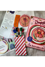 Dropcloth Samplers Cosmic Poppy, Embroidery Sampler KIT