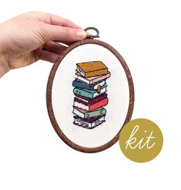 Junebug & Darlin Bibliophila Cross Stitch Kit